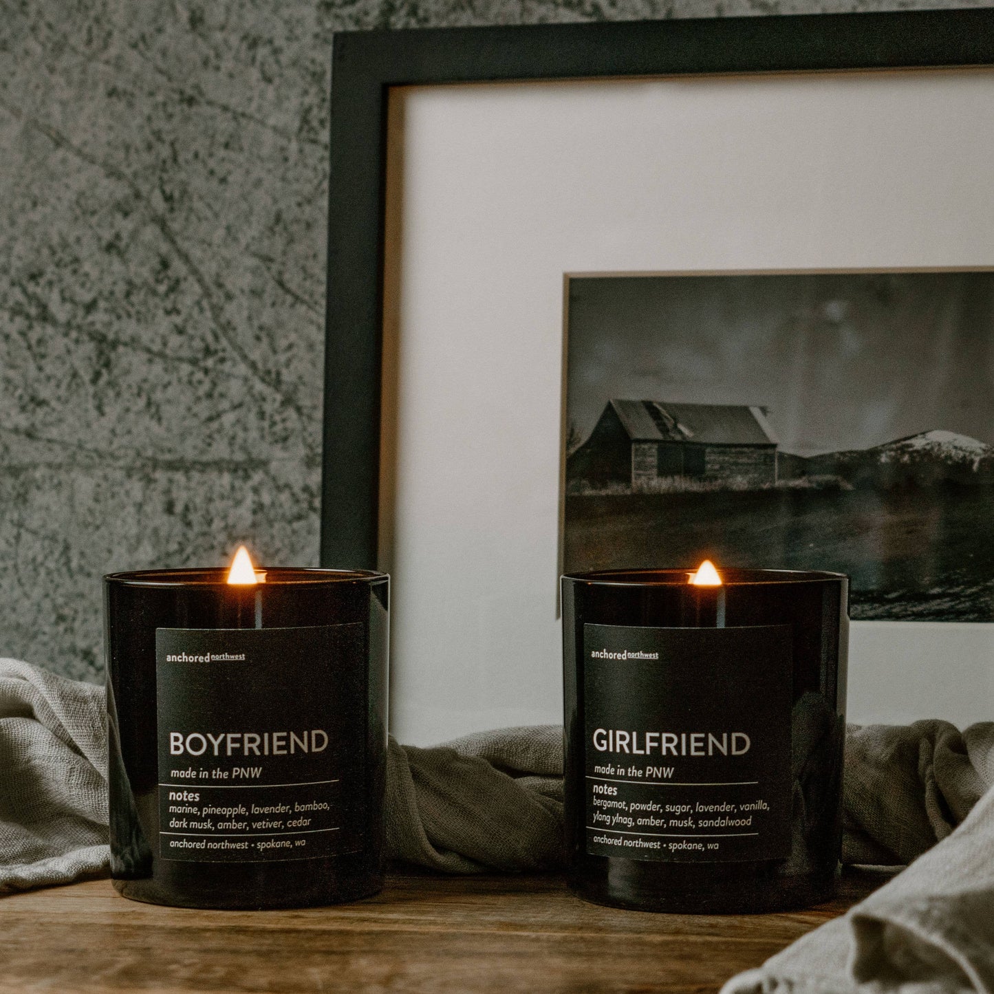 Boyfriend Wood Wick Soy Scented Candle