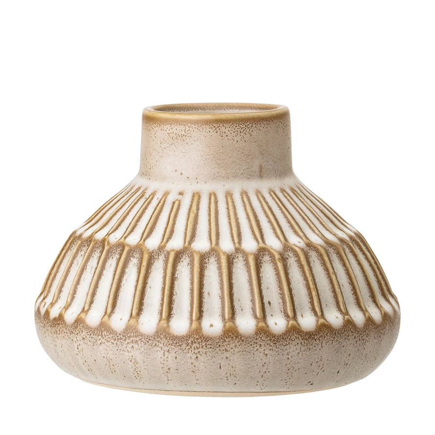 Cream Glaze Stoneware Vase