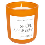Spiced Apple Cider 15 oz Soy Candle, Matte Jar