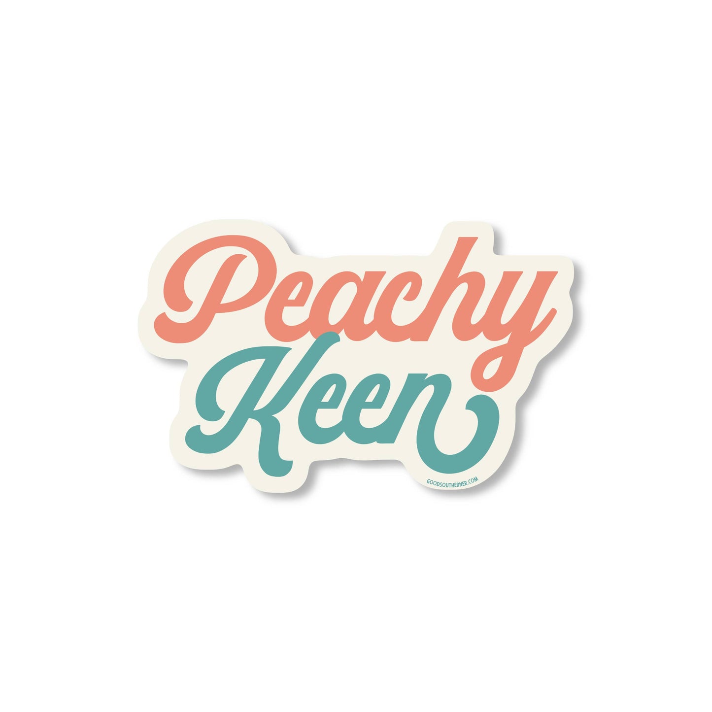 Peachy Keen Sticker