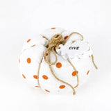 Puffy Polka Dot Pumpkins Assorted