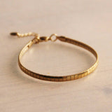 Striped Gold Bracelet