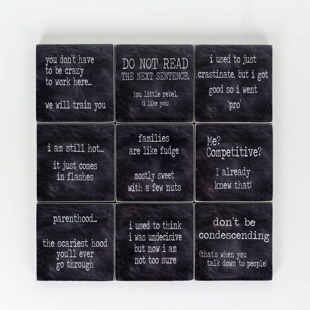 Wooden Funny Magnets | 9 Styles