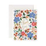 Wild Rose Thank You Card