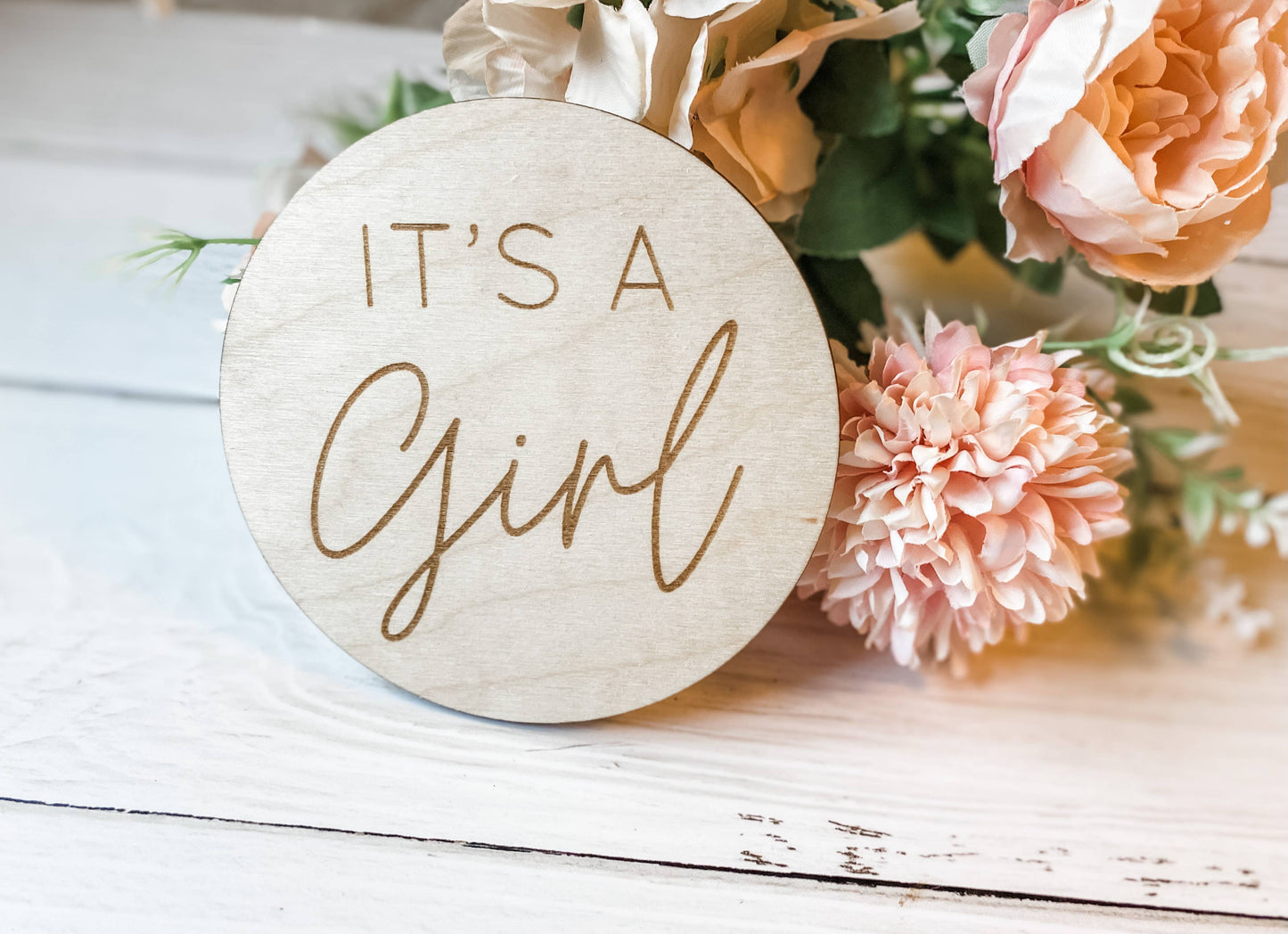 It's a Girl Gender Reveal Sign