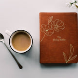 The Holy Bible: SKJV [Chestnut Floral]