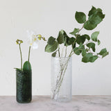 Clear Seeded Glass Vase/Hurricane
