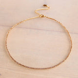 Zirconia Necklace - Champagne