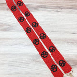 Beaded Purse Strap Collegiate Paw Print