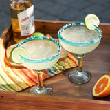 Primavera Recycled Margarita Glass Set of 2