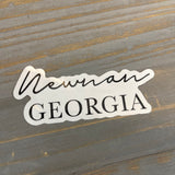 Newnan, GA Sticker Vinyl Decal