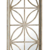 Arch Wood framed mirror