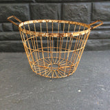 Metal Bushel Harvest Wire Basket
