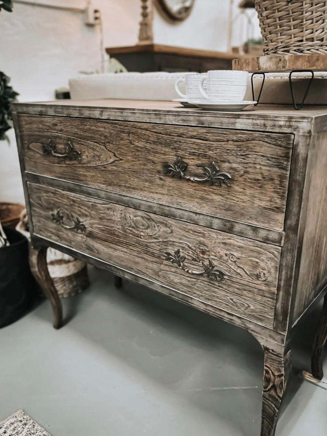 Katelyn Two Drawer Sofa/Side Table