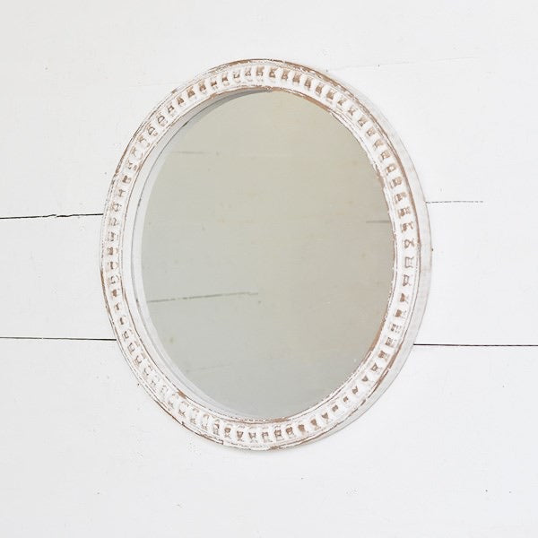 White Wash Mirror