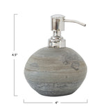 Natural Slate Soap Dispenser with Pump
