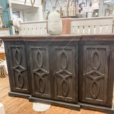 Four Door Outset Console | Black
