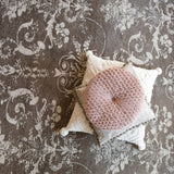 Round Cotton Blush Pillow