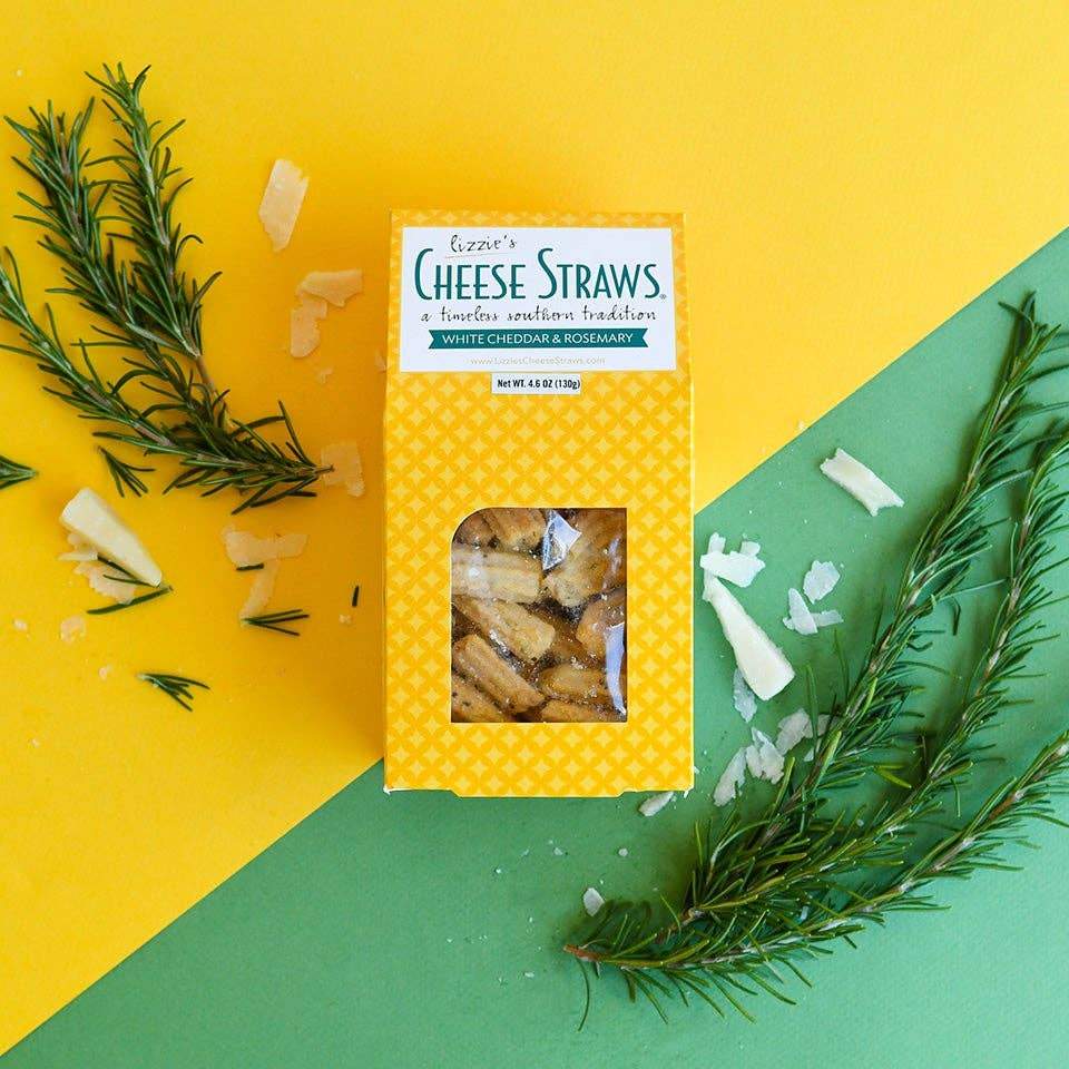 Lizzie's Cheese Straws - White Cheddar Rosemary Cheese Straws