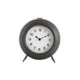 Black Metal Mantel Clock