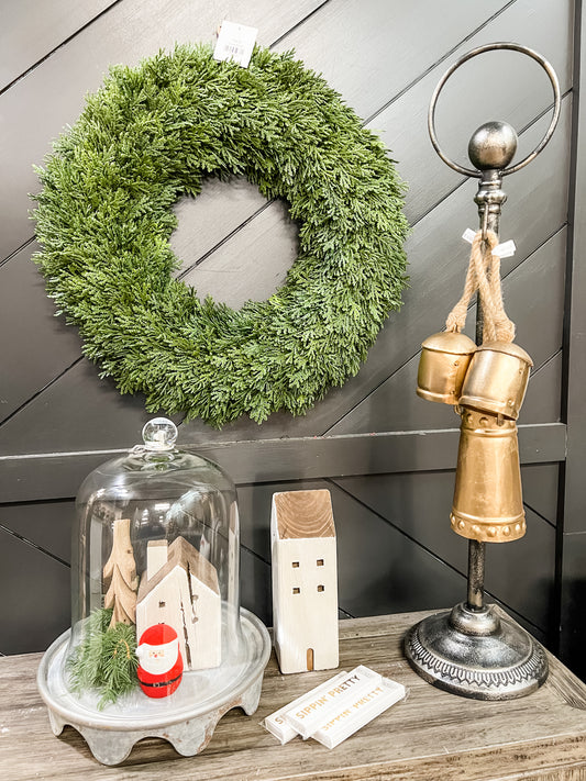 Large Metal Wreath Floor Stand