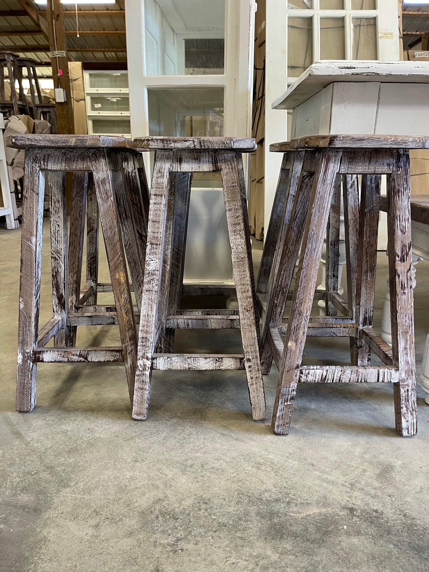 Wooden Plant Stool