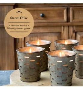 Sweet Olive Olive Bucket Candle
