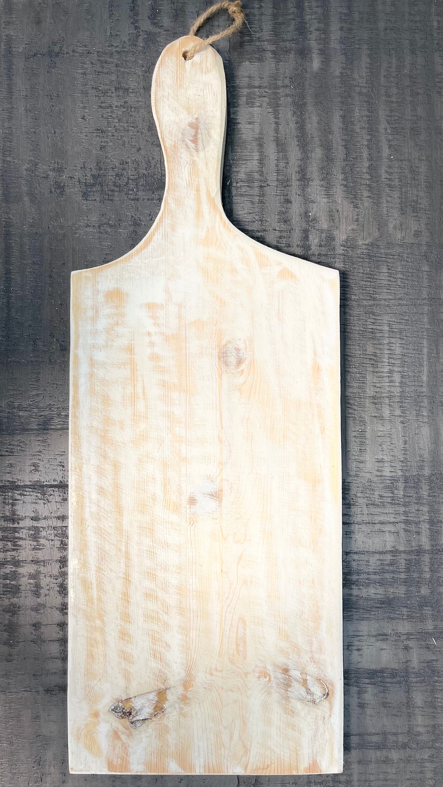 White Wash Wood Cutting Board | 2 sizes